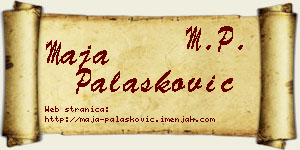 Maja Palasković vizit kartica